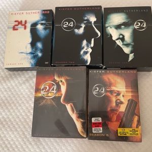24 Tv Show DVDs Season 1-5